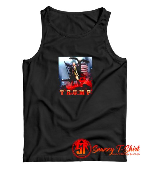 President Trump Patriotic Eagle Tank Top