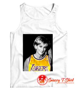 Princess Diana Wearing Los Angeles LA Lakers Jersey Tank Top