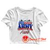 Proud Army National Guard Crop Top Shirt