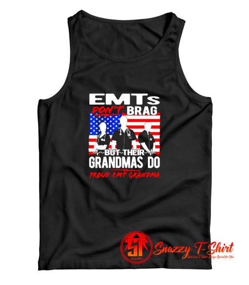 Proud Emt Grandma Tank Top