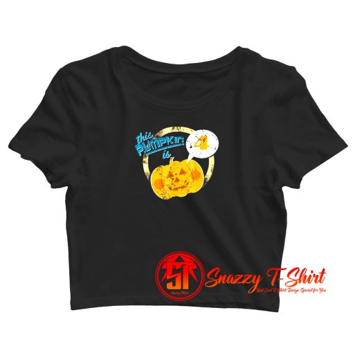 Pumpkin 4Th Birthday Crop Top Shirt