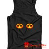 Pumpkin Boobs Funny Halloween Unisex Tank Top