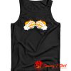 Pumpkin Boobs Skeleton Tank Top