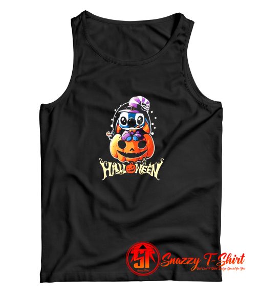 Pumpkin Halloween Stitch T 003 Tank Top