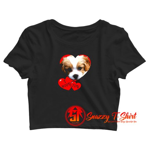 Puppy Crop Top Shirt