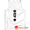 Queen Of Spades Card Matching Halloween Tank Top