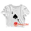 Queen Of Spades Deck Crop Top Shirt