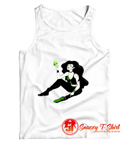 Queen of kick you in the face baddass vibes Shego Tank Top