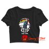 RBG Ruth Bader Ginsburg Riding Unicorn Crop Top Shirt