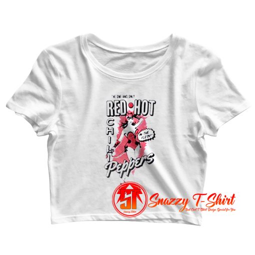 RED HOT CHILI Peppers In the Flesh Crop Top Shirt