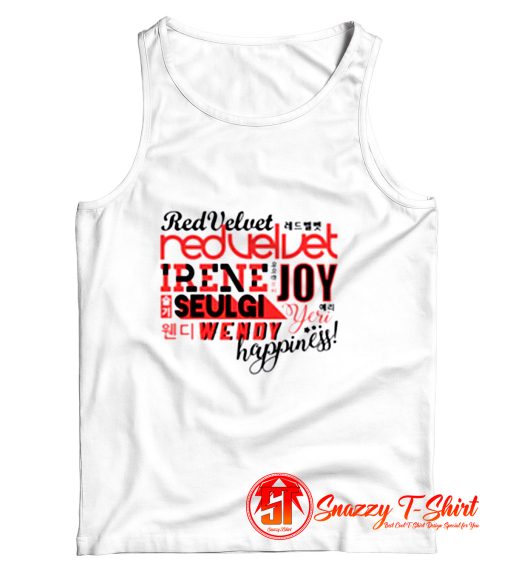 RED VELVET FONT COLLAGE Tank Top