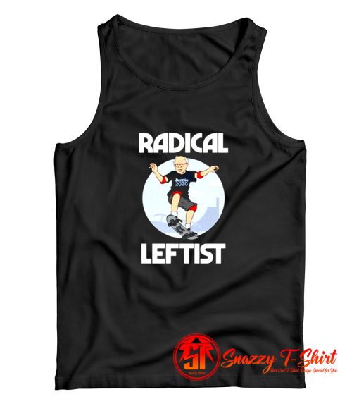 Radical Leftist Skateboard Funny Democrat President Tank Top