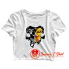 Raiders and Los Angeles Laker inside Heart Crop Top Shirt