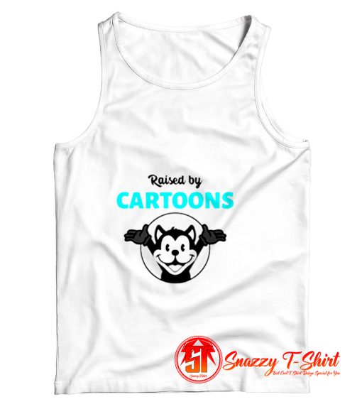 Raised By Cartoon Tank Top