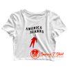 Rare America Sukkks Unisex Crop Top Shirt