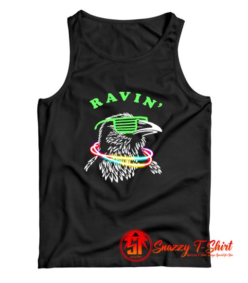 Rave Party Neon Bird Funny Tank Top