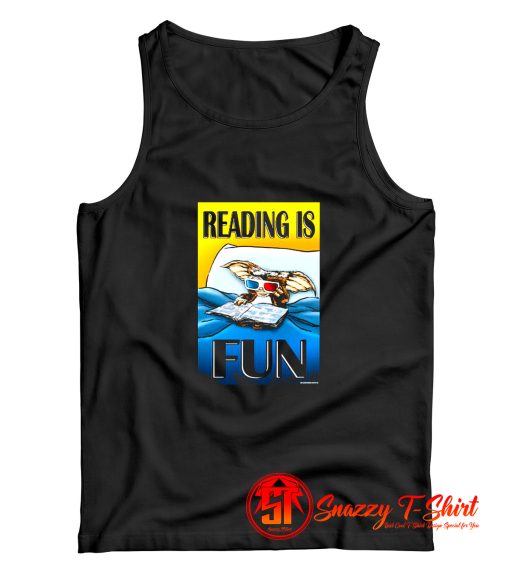 Reading Gremlins Monster Horror Movie Tank Top