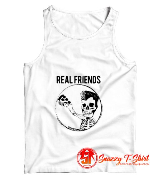 Real Friends Pizza Skeleton Tank Top