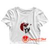 Red Sun Princess Crop Top Shirt