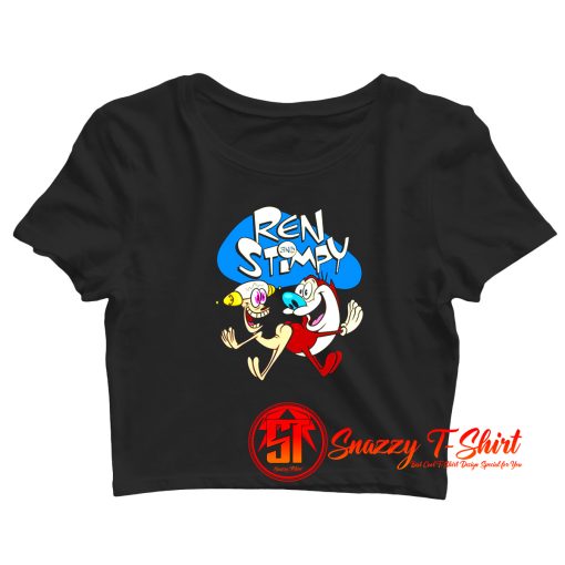 Ren and Stimpy Crop Top Shirt