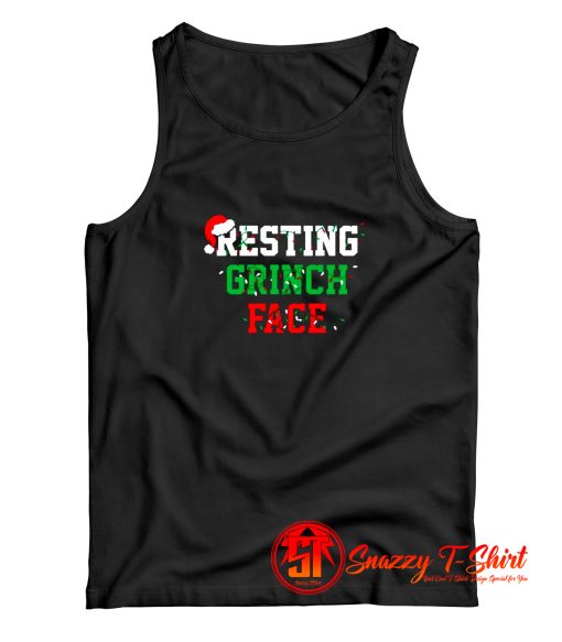 Resting Grinch Face Tank Top