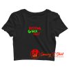 Resting Grinch Face meme Crop Top Shirt