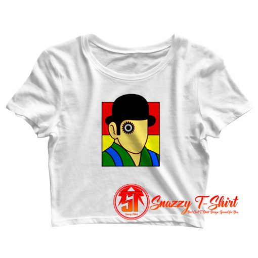 Retro A Clockwork Orange Stanley Kubrick Crop Top Shirt