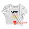 Retro Fades Vans Off The Wall Crop Top Shirt