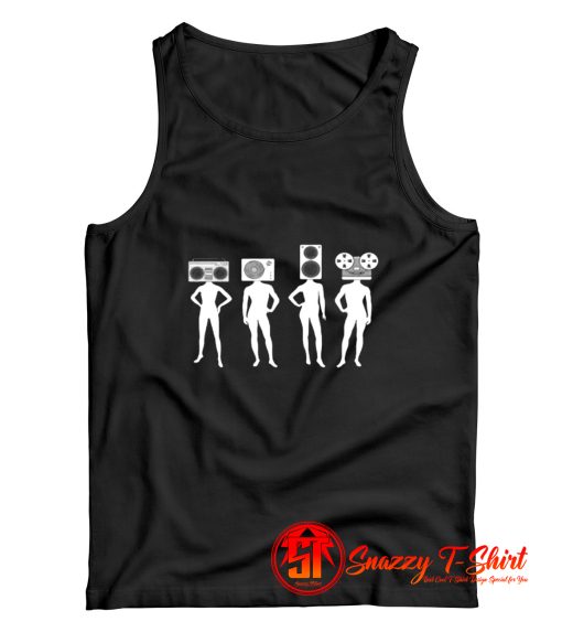 Retro Music Head Tank Top