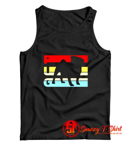 Retro Pug Logo Tank Top