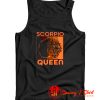 Retro Scorpio Queen Afro Woman Tank Top