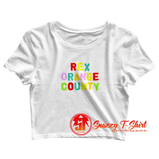 Rex Orange County Hipster Crop Top Shirt