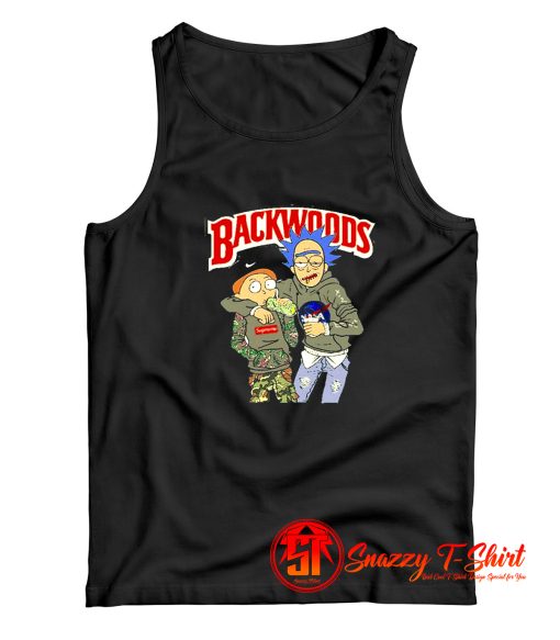 Rick and Morty Backwoods weed Tank Top