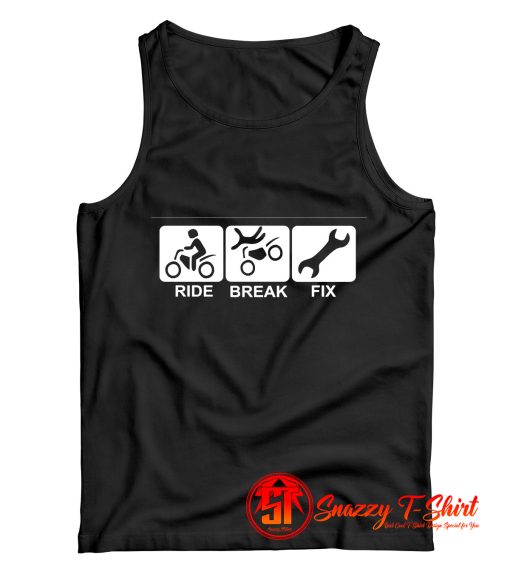 Ride Break Fix Motorbike Tank Top