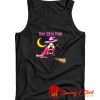 Ride With Pride LGBT Witch Funny Lesbian Tank Top