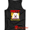 Riot Fire Down Under Heavy Metal Running Wild Tank Top