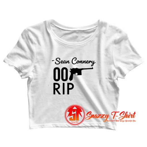 Rip 007 James Bond Sean Connery 1930 2020 Crop Top Shirt