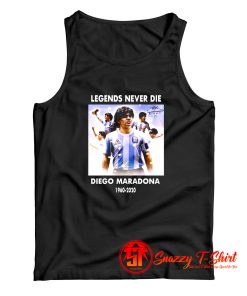 Rip Diego Maradona Legend Football Tank Top