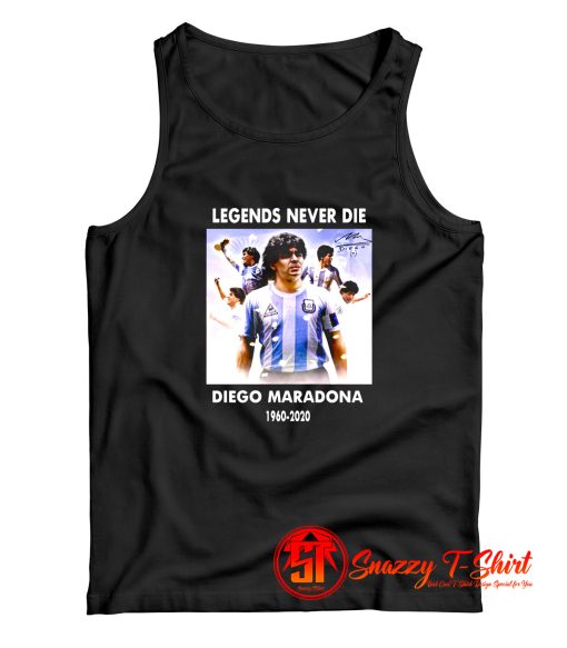 Rip Diego Maradona Legend Football Tank Top