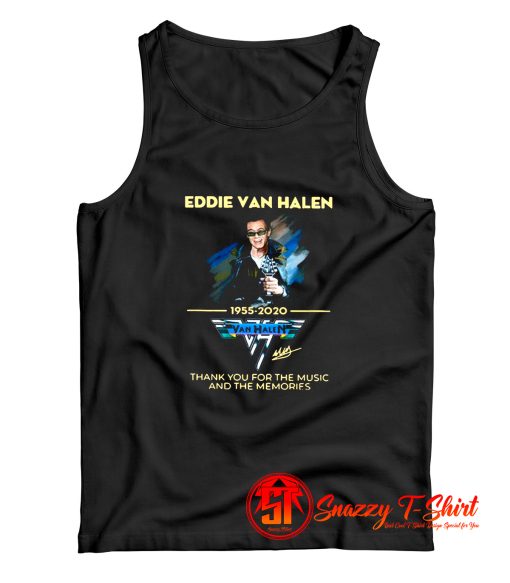 Rip Eddie Van Halen Thanks For The Music Tank Top