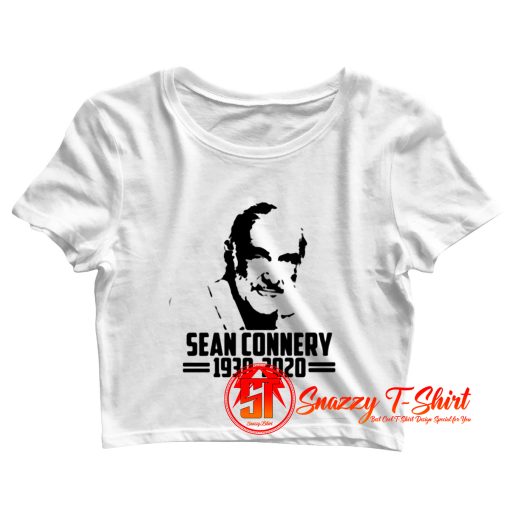 Rip Sean Connery 1930 2020 James Bond 007 Crop Top Shirt