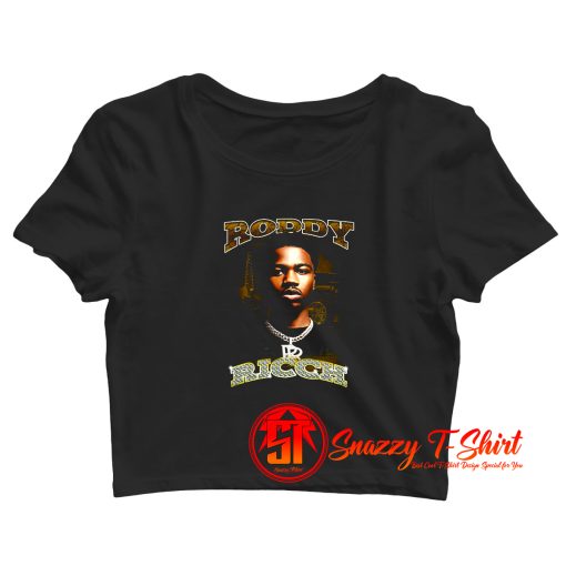 Roddy Ricch Vintage Style Crop Top Shirt