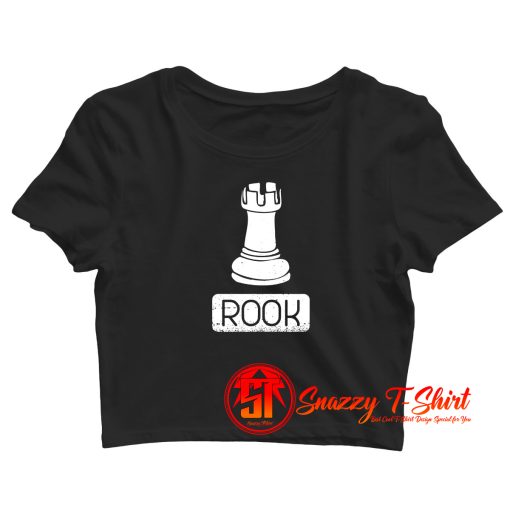 Rook Chess Piece Crop Top Shirt