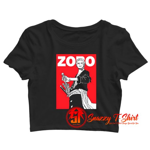 Roronoa Zoro Samurai Manga Crop Top Shirt