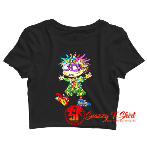 Rugrats Chuckie Finster All Cartoon Characters Crop Top Shirt