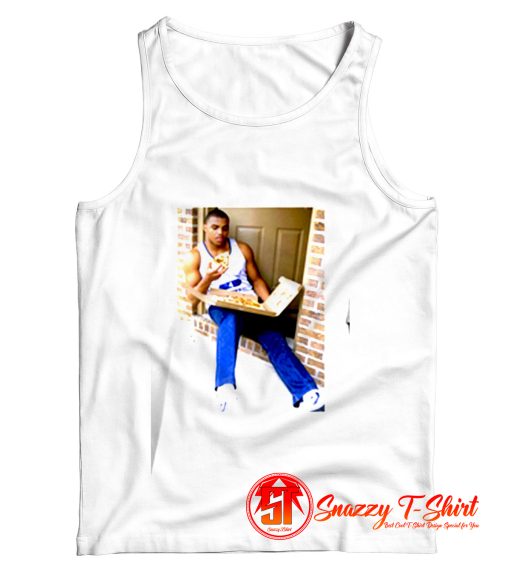 Rule Big and Tall Young Charles Barkley Eating Pizza Tank Top