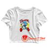 Run Sonic The Hedgehog Cartoon Crop Top Shirt