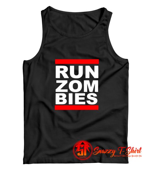 Run Zombies Retro Tank Top