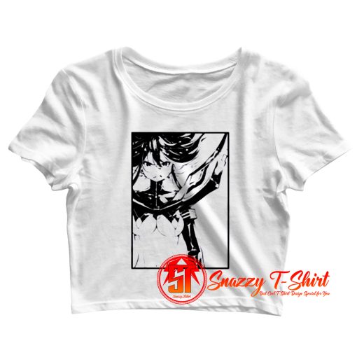 Ryuko Matoi Kill La Kill Senketsu Bad Ass Hot Sexy Girl Anime Crop Top Shirt