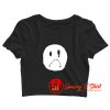 Sad Face Emoji Meme Crop Top Shirt